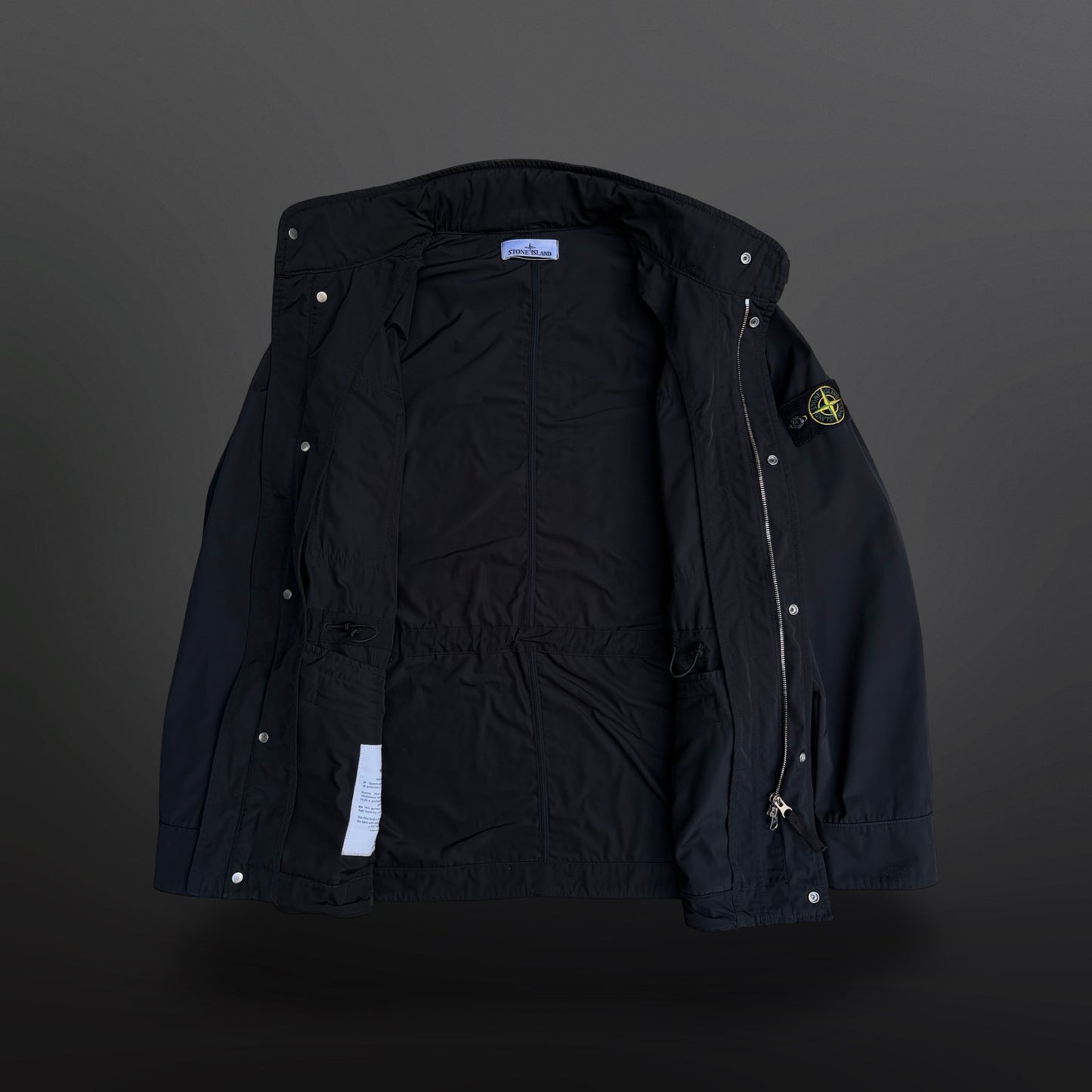 Stone Island Micro Twill Jakke – Sort (Large)
