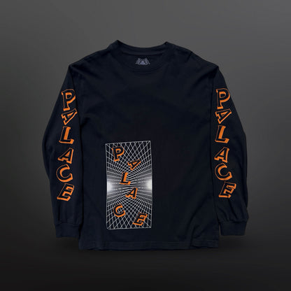 Palace Optical Long Sleeve T-Shirt – Black M Medium