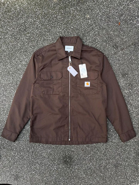 Carhartt WIP Overshirt i brun i M medium