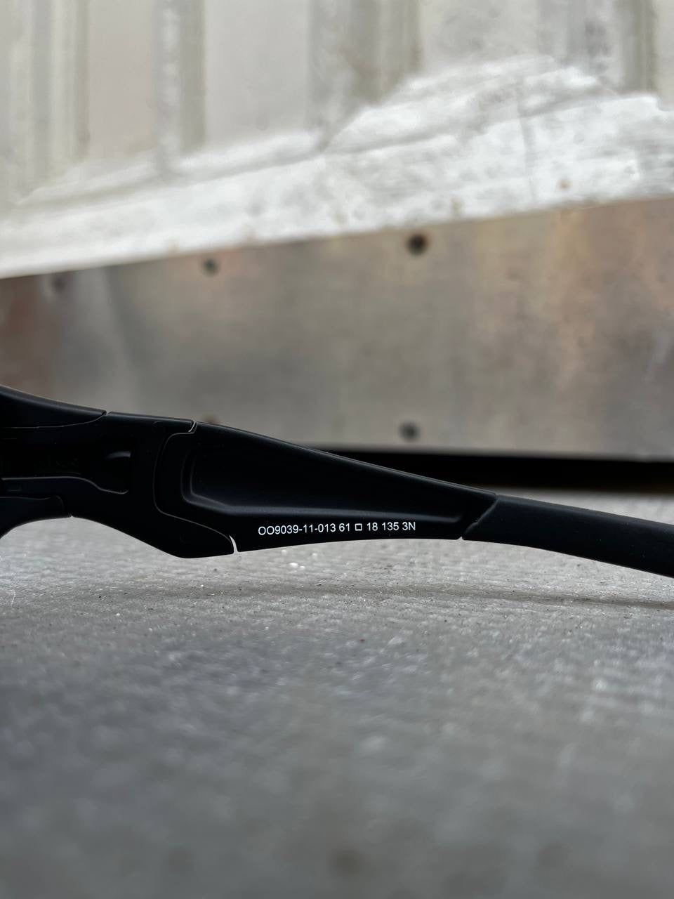 Oakley Solbriller Sunglasses Oakley Made In U.S.A Straight Jacket Sort Black Brugt Used