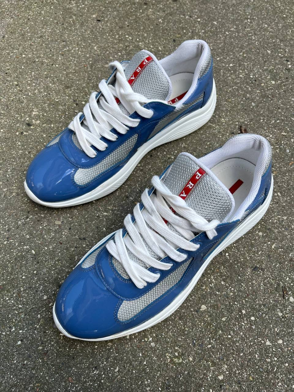 Prada Cup Sneakers 8,5 (43) Blå