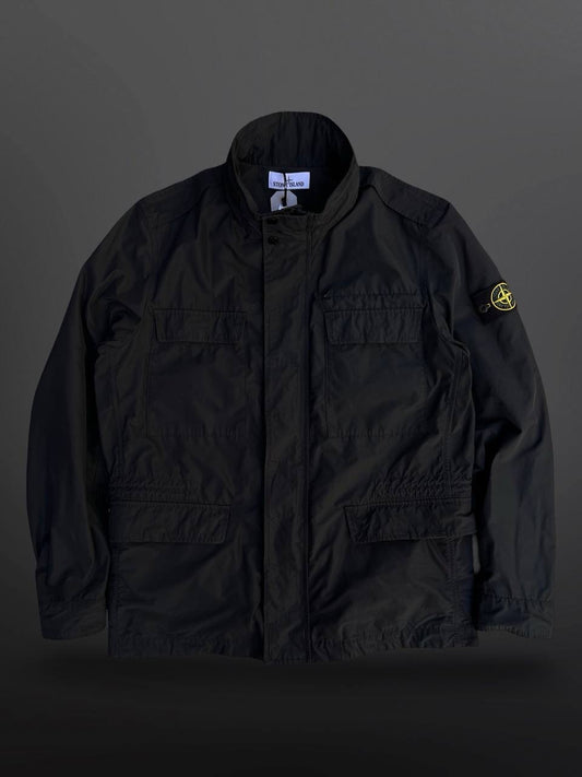 Stone Island Micro Reps Casual Jakke Frakke Coat Klassisk Sort XL Brugt Used