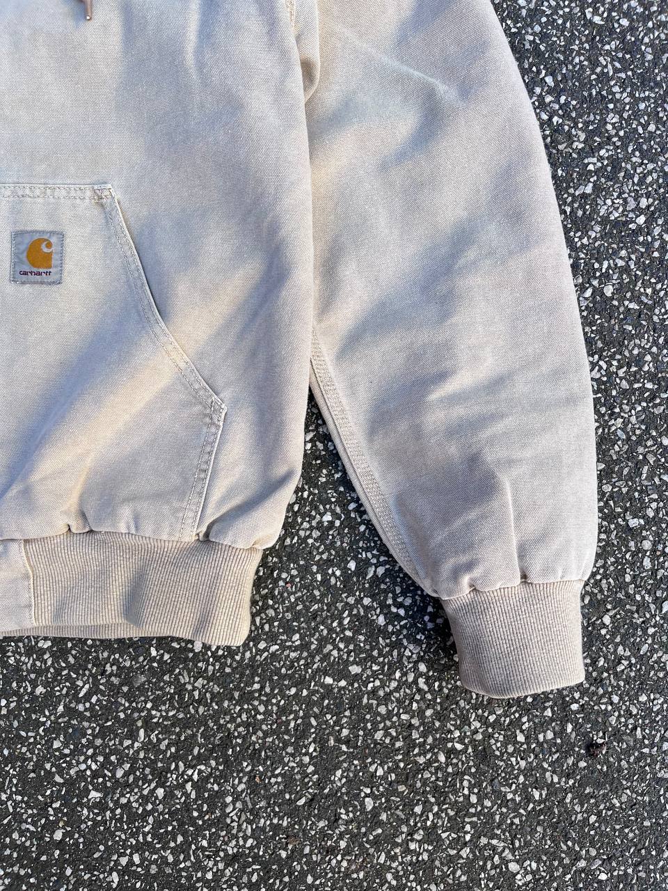 Vintage Carhartt Active Jacket i beige Carhartt WIP jakke i L large mænd (unisex)