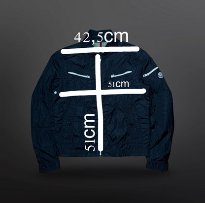 Moncler Vindjakke / Utility Windbreaker – Sort (Str. 3 / fits M)