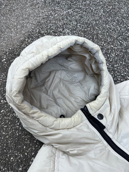 Stone Island Crinkle Reps NY Down Jacket Off White Str. Large