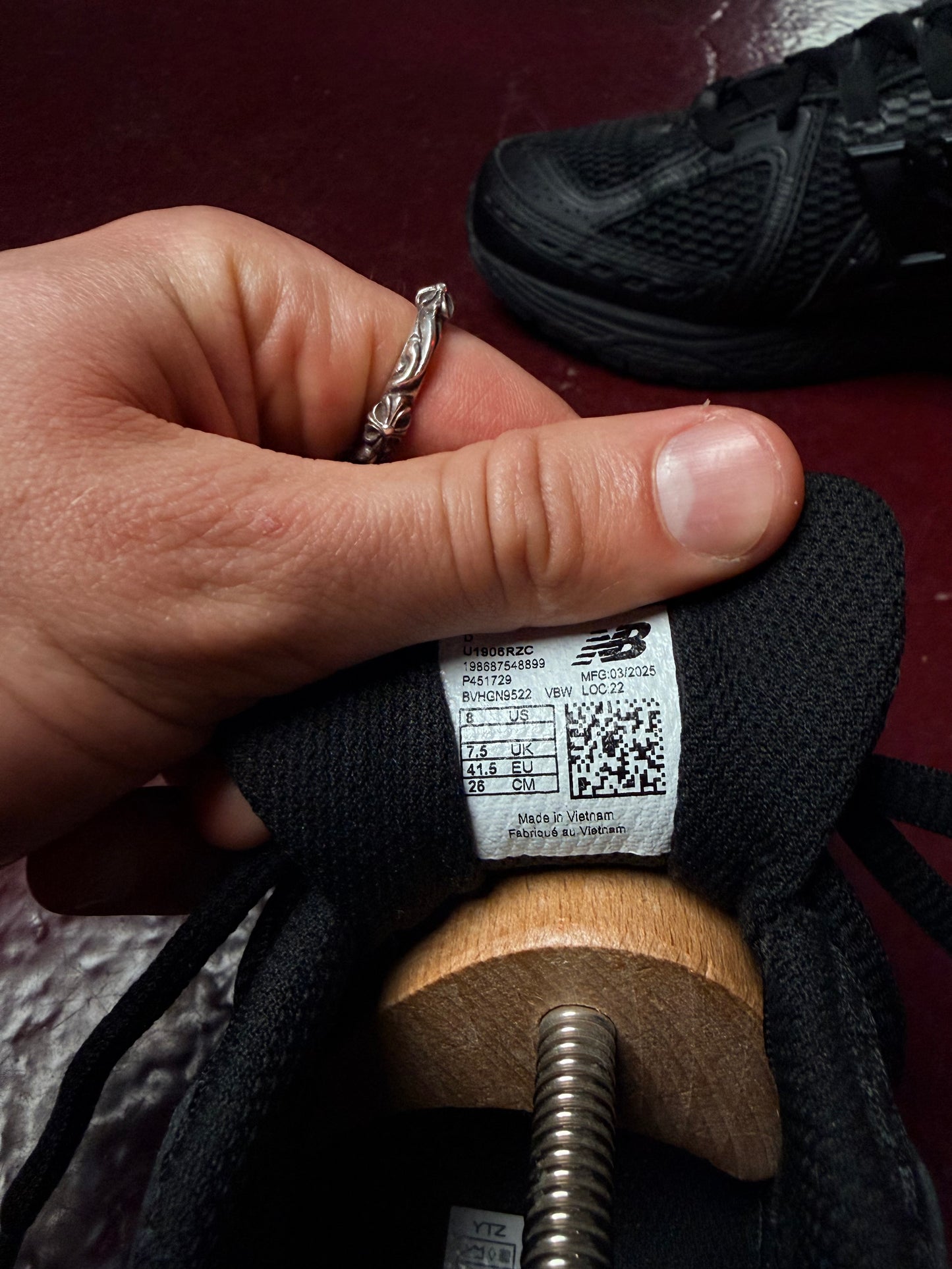 New Balance 1906R Triple Black 41,5
