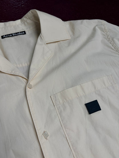 Acne Studios Short Sleeve Shirt Cream – Large