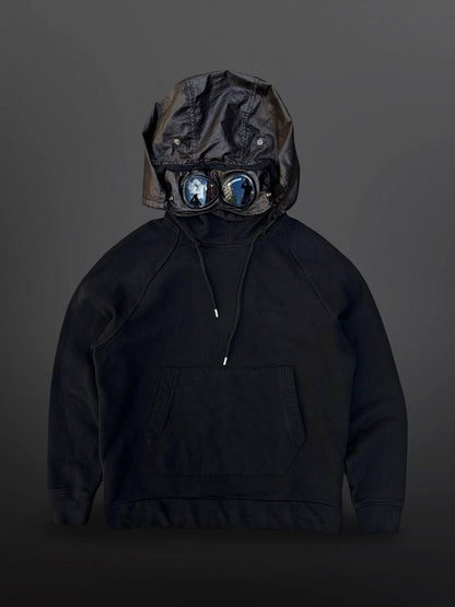 C.P. Company Google Hoodie Hættetrøje Reflective Sort M Medium Brand New