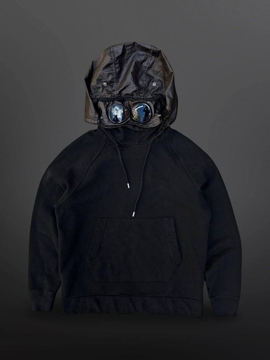 C.P. Company Google Hoodie Hættetrøje Reflective Sort M Medium Brand New