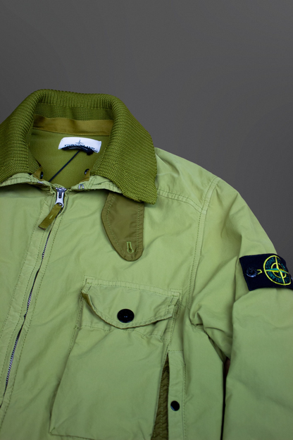 Stone Island David-T Jacket – Light Olive / Mustard Small