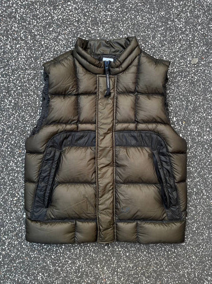 C.P. Company DD Shell Puffer Vest Grøn Khaki L Large