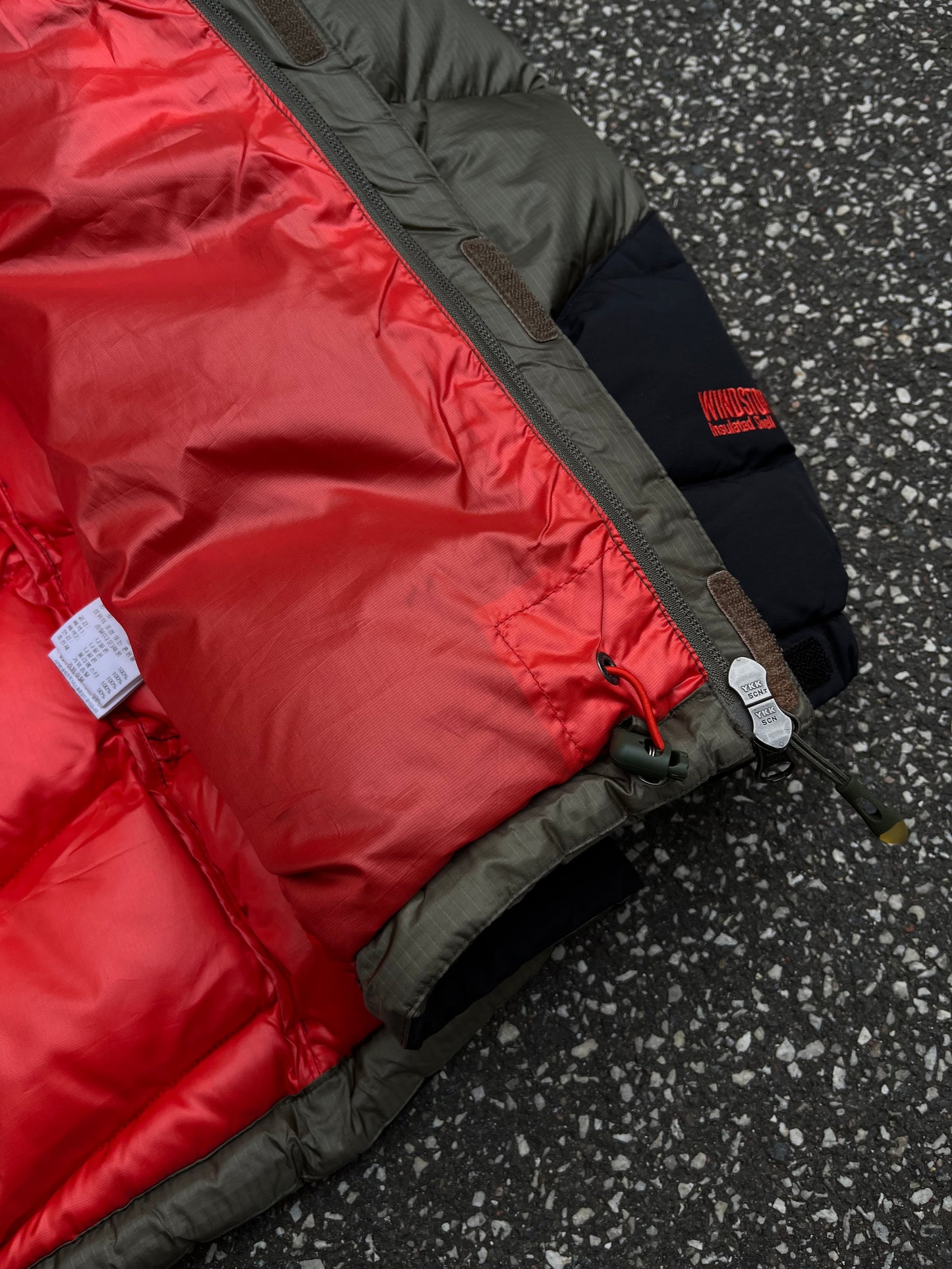 Montbell EX 800 Women’s Down Jacket Olive Red Str. 95 M Medium