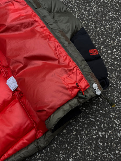 Montbell EX 800 Women’s Down Jacket Olive Red Str. 95 M Medium