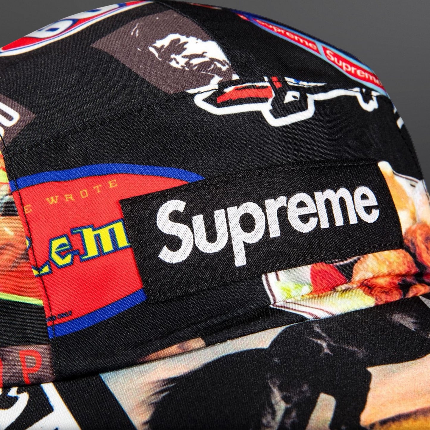 Supreme GORE-TEX Long Bill Camp
Cap 'Black Stickers'