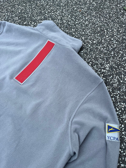 Prada Luna Rossa Fleece Jacket Grå, Str. XL Faktisk L