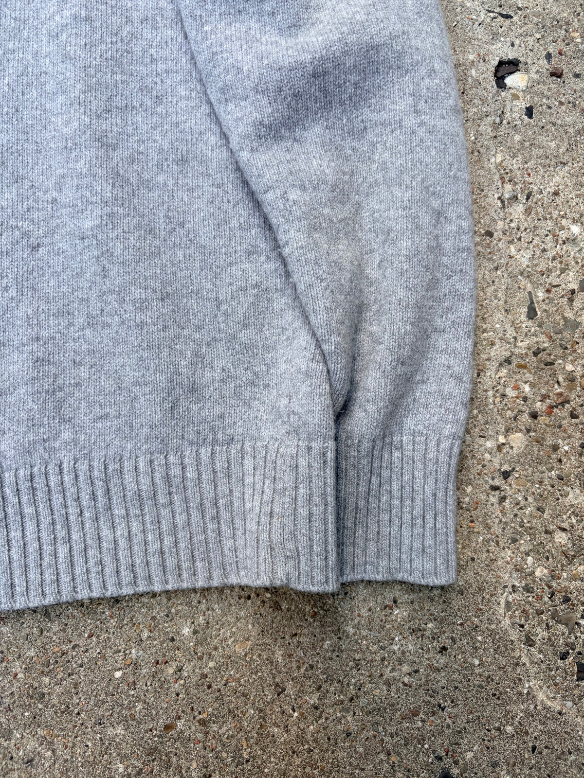 Stone Island Wool Funnel Neck Sweater – Grey / Large