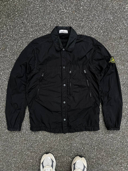Stone Island Overshirt Sommerjakke Overgangsjakke i Sort Black M Medium 711510323