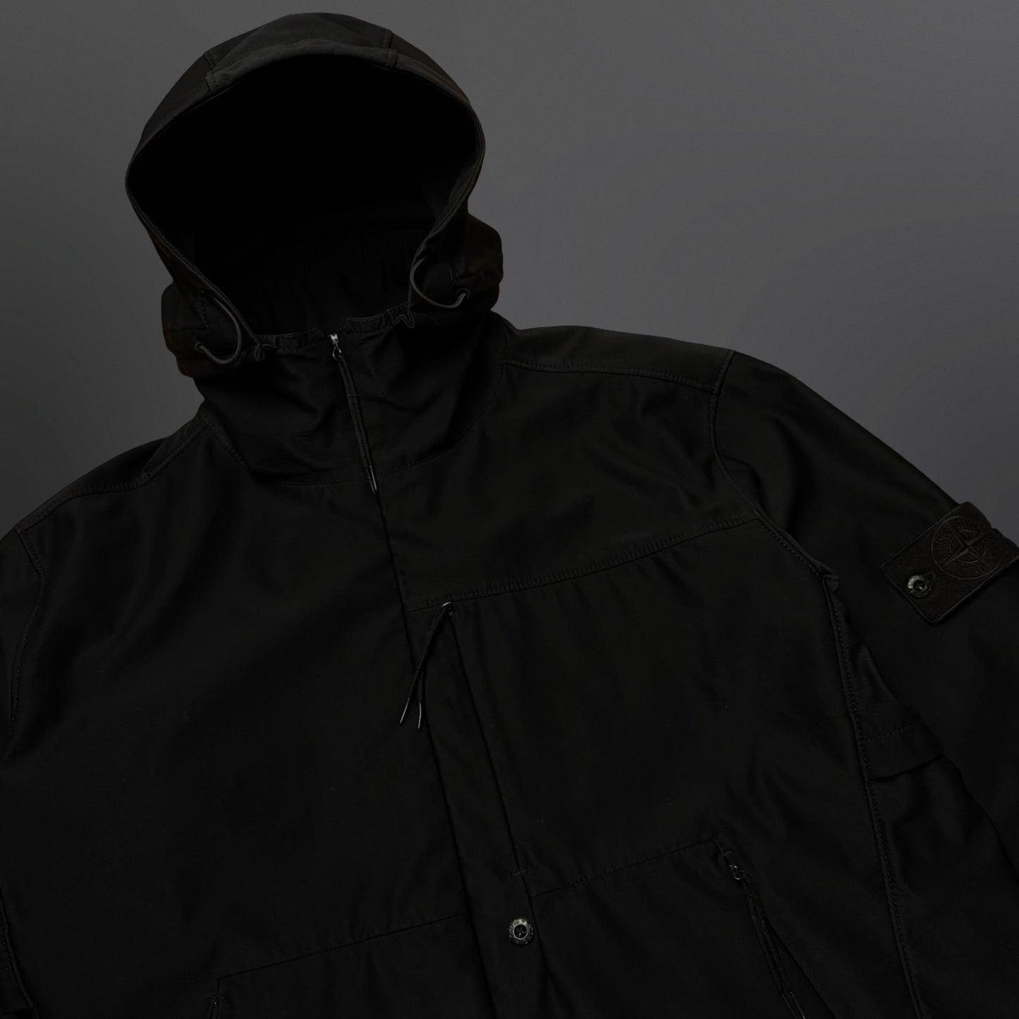 Stone Island Ghost Piece Soft Shell Jacket – Sort (L – passer M)