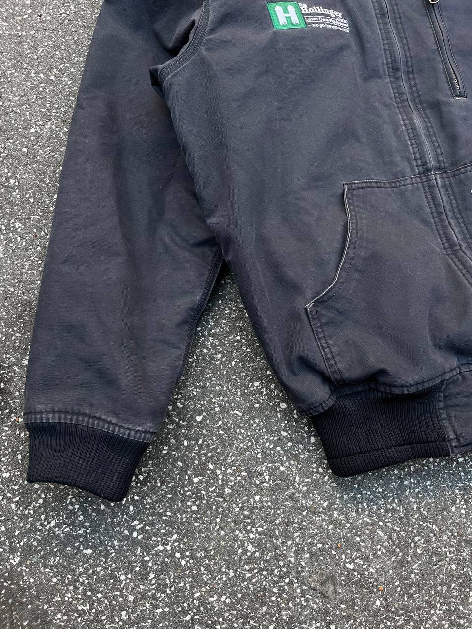 Carhartt Active Work Wear Jakke i Grå vandtæt Medium Herre Vintage
