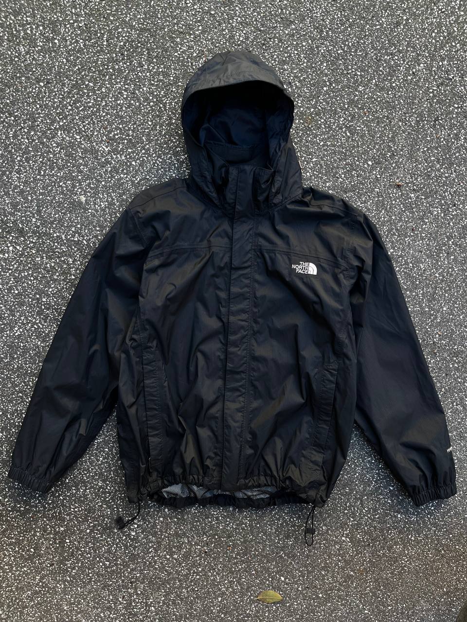 Brugt Used Regnjakke vind og vandafvisende jakke The North Face i sort med Hyvent Membran i sort / black M medium