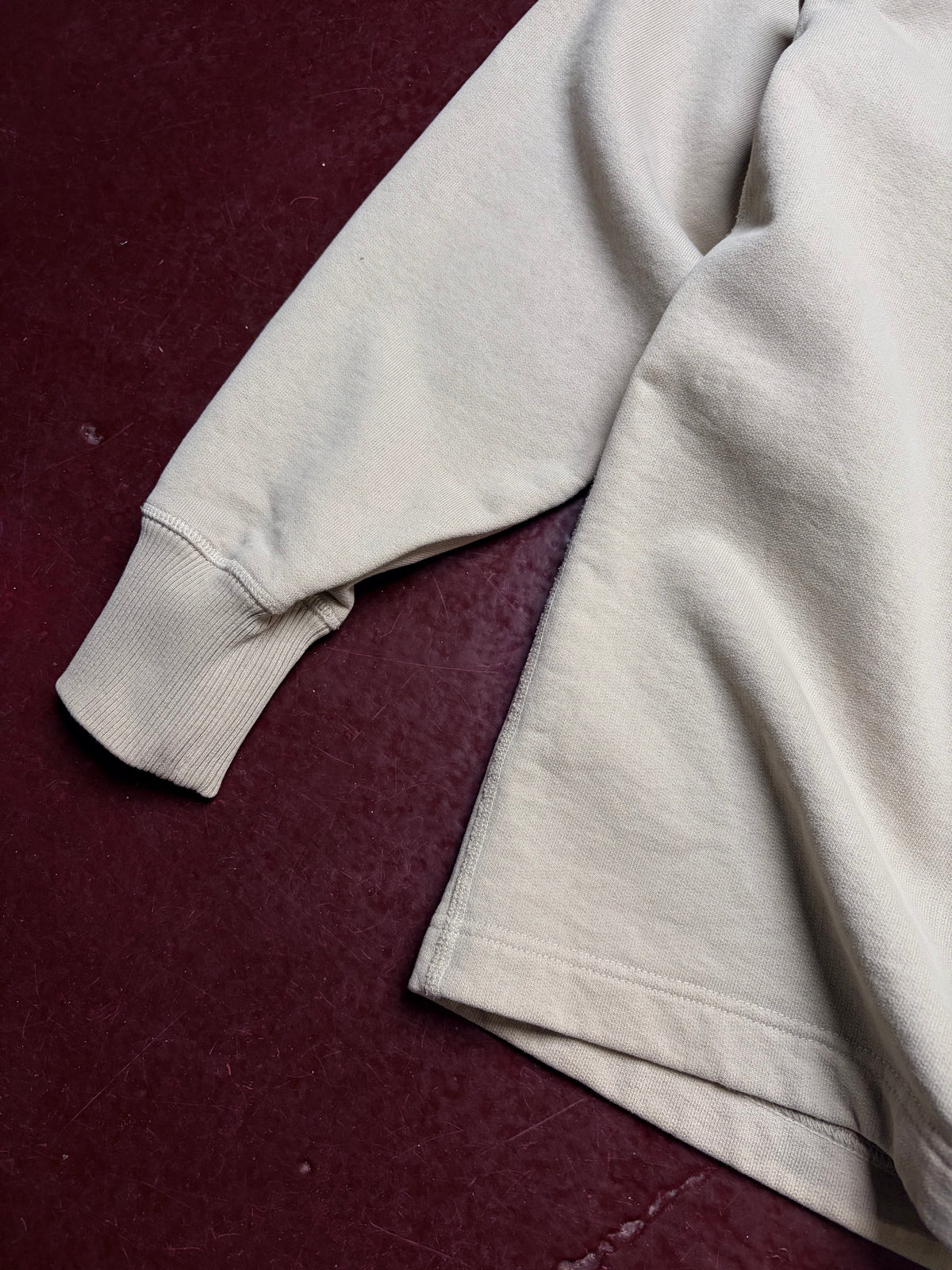 Acne Studios Logo Crewneck Sweatshirt – Beige / Sand – XS, fits L–XL