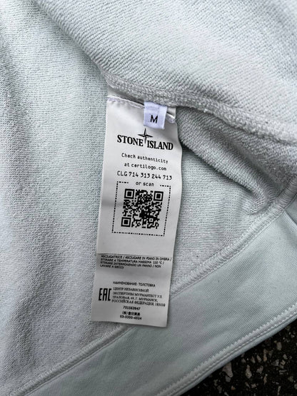 Zip up Stone Island jakke 751563947 i lyseblå M medium