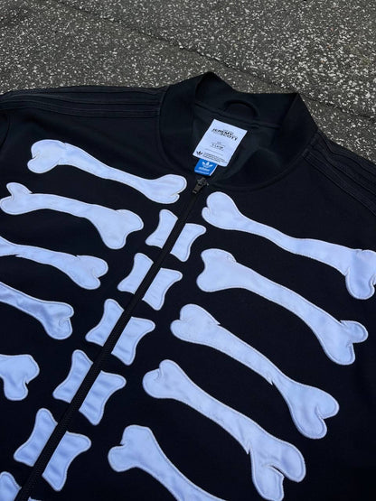 Adidas X Jeremy Scott Skeleton Tracker Jacket Sort XL
