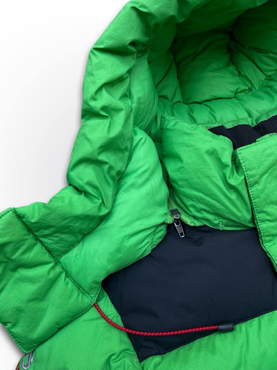 Brugt Dunjakke The North Face Himalayan Summit Series Vinterjakke i Grøn og Sort S small herre M medium Kvinde Unisex
