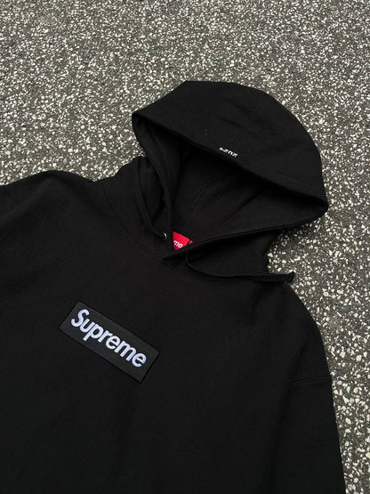 Supreme Box Logo Hoodie Hættetrøje 2024 Sort Black M Medium