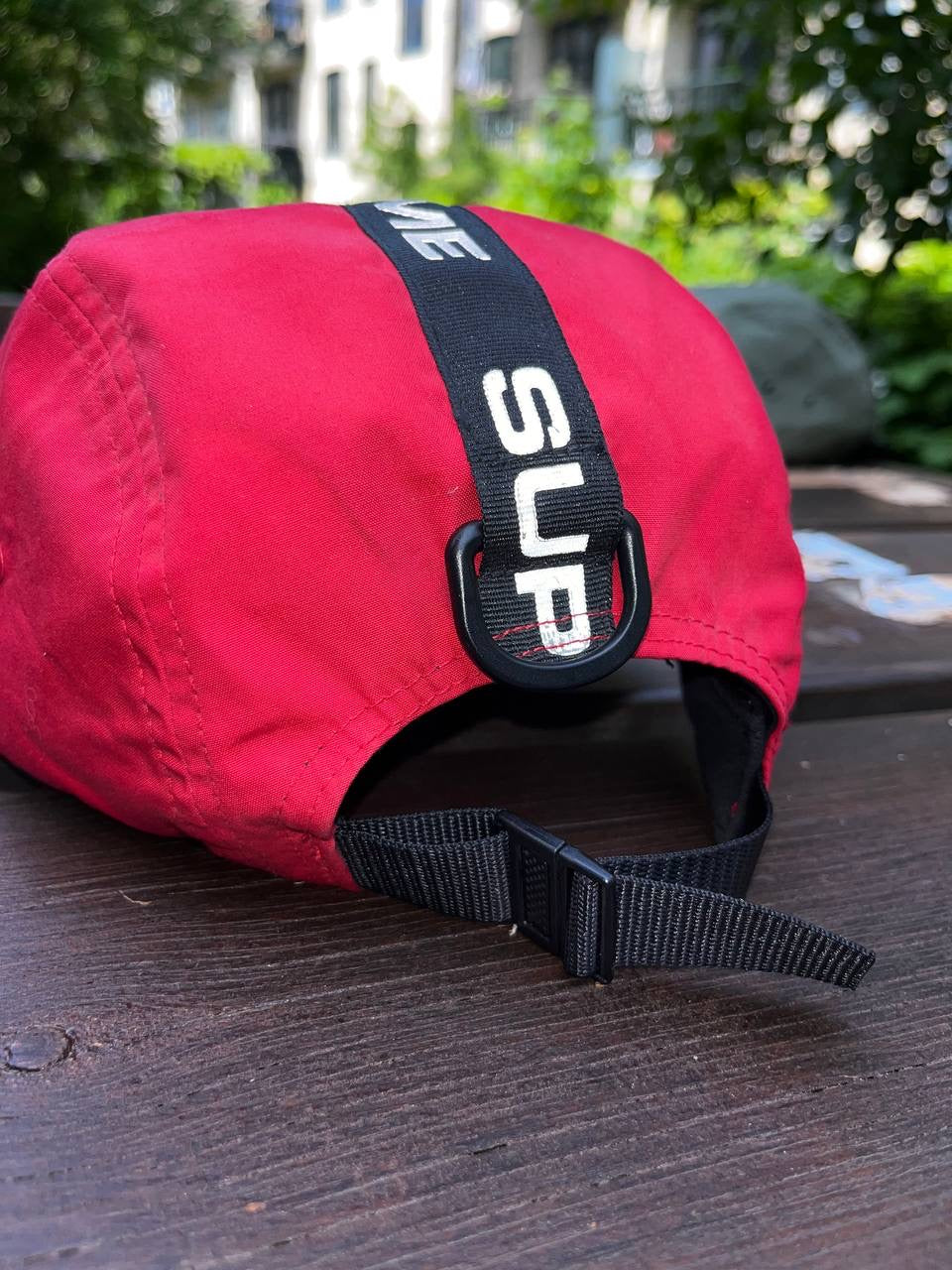 Supreme Cap Kasket Reflective Logo Rød One Size