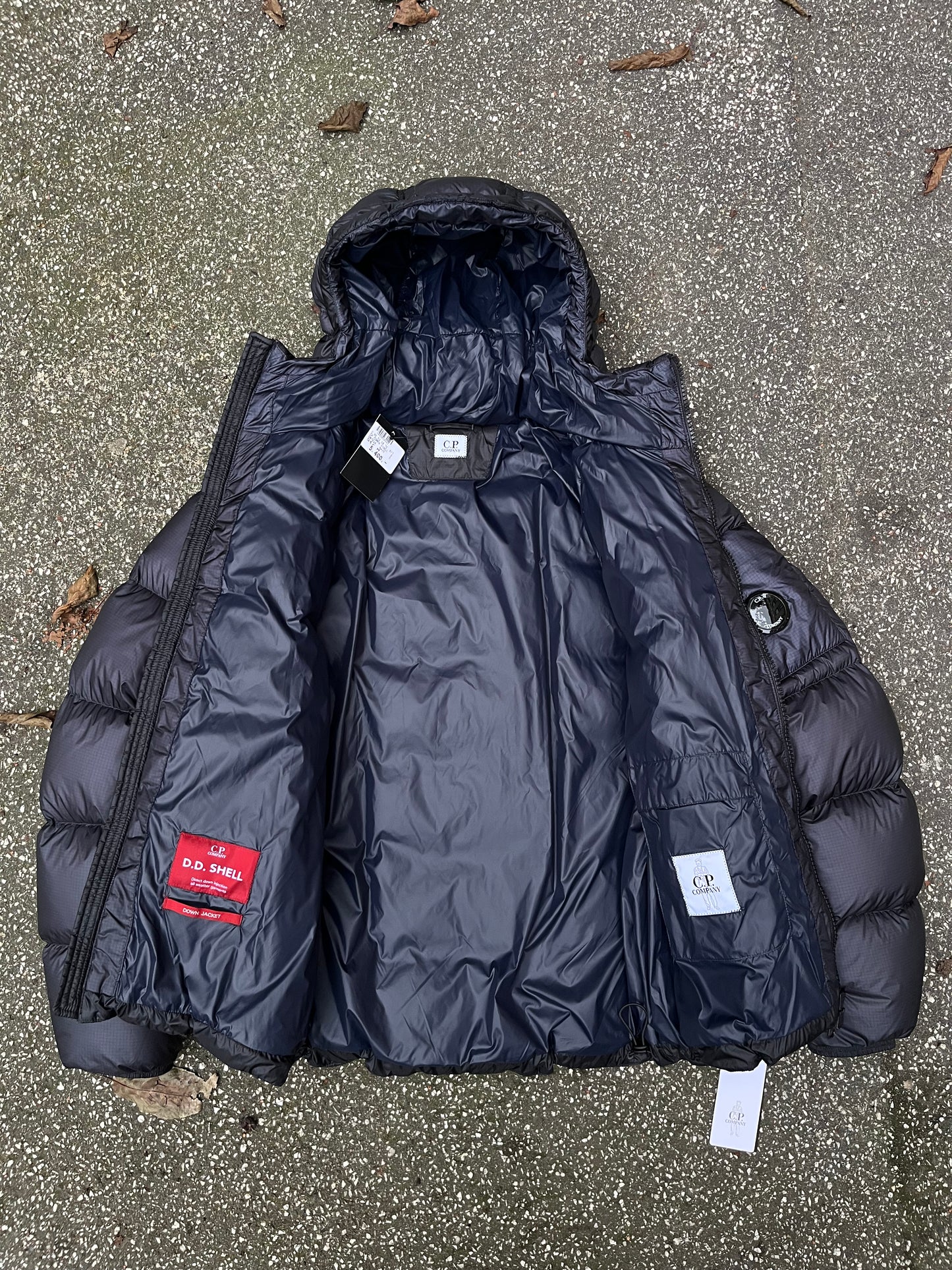 C.P. Company DD Shell Down Jacket – Navy (Str. M)