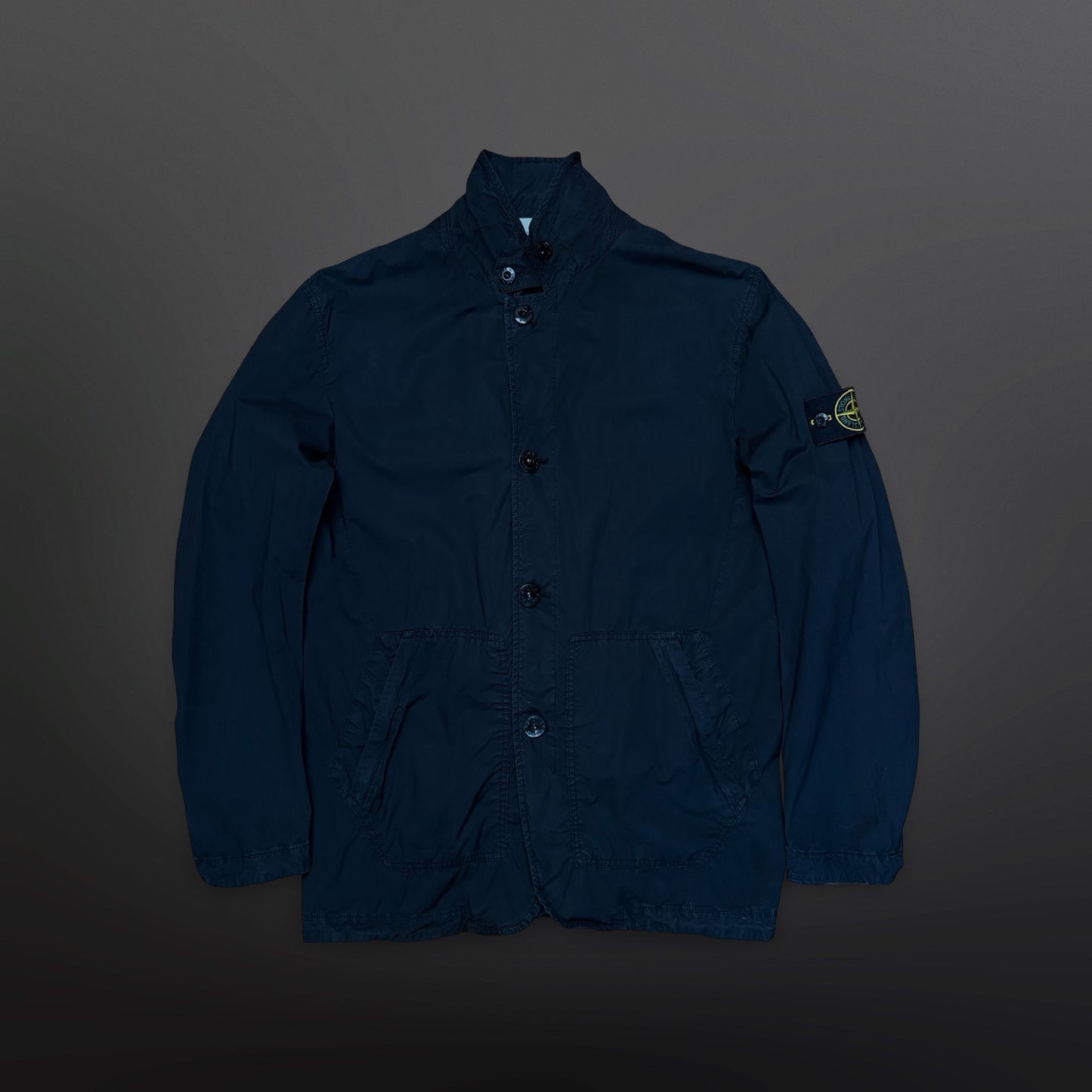 Stone Island Tela Paracadute Frakke – Navy M Medium