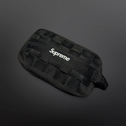 Supreme Woven Stripe Bag – Black