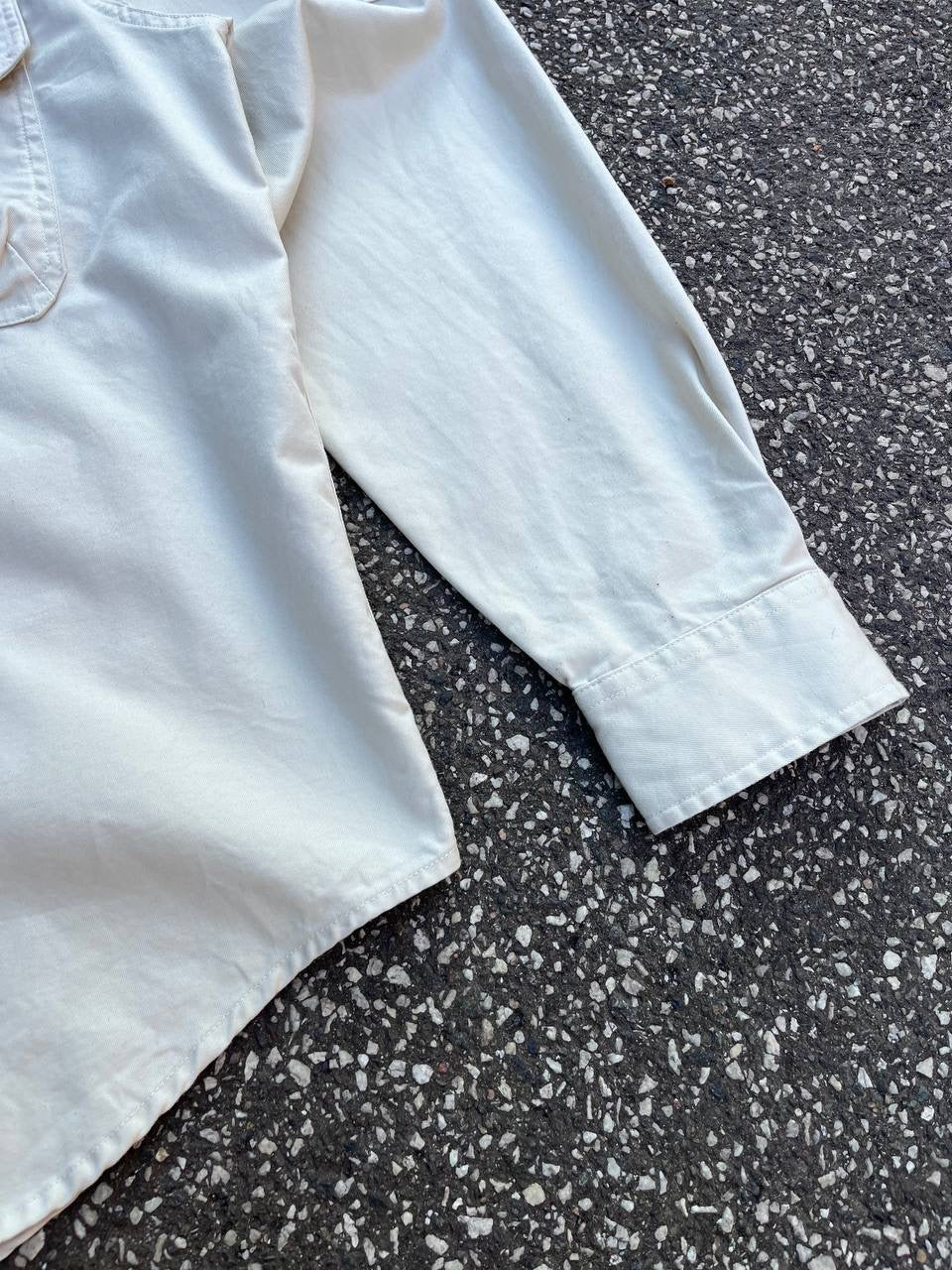Supreme Skjorte Safari Beige Creme Farve M Medium Brugt Used