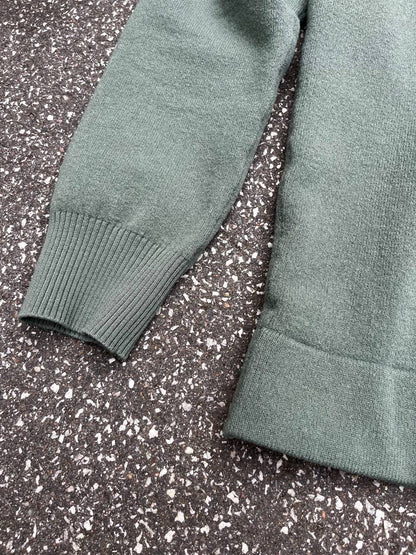 Stone Island Sweater i Uld Grøn Khaki L Large 7515508A1