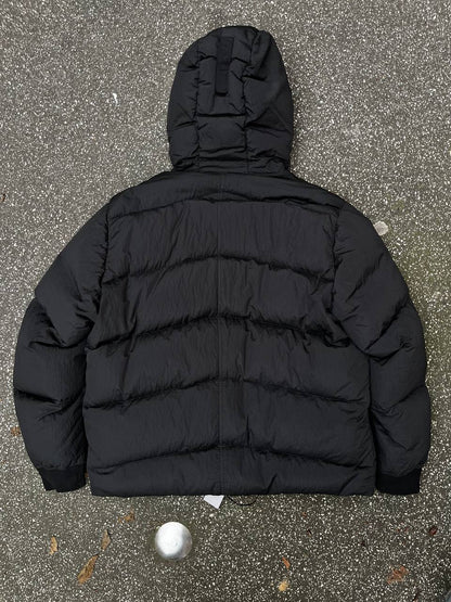 Brugt Used Vinterjakke Dynejakke puffer Stone Island Nylon Metal Watro Down jacket i XXL sort black