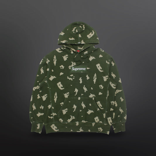 Supreme Box Logo Hoodie – Grøn Camo 2021 S Small