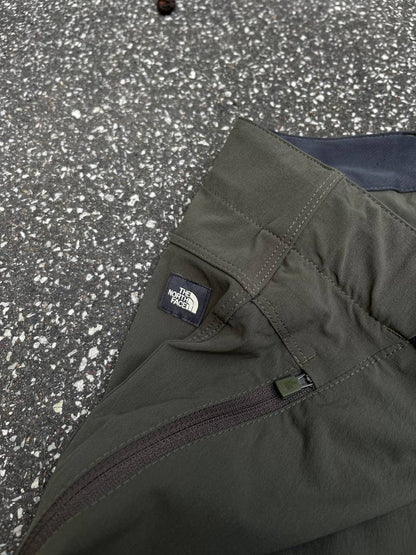 The North Face Shorts Taktik med Bælte Khaki Militær Grøn Green W30 Mænd Brand New
