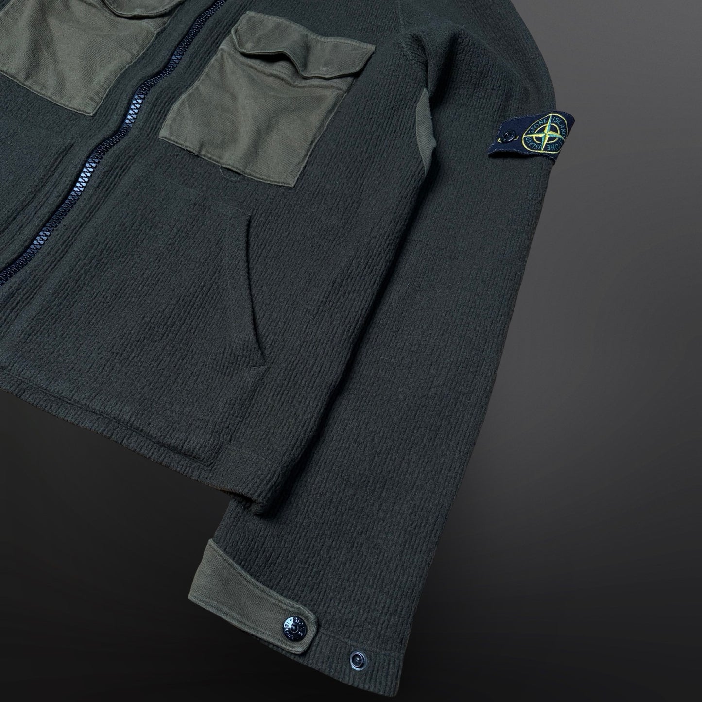 Stone Island Full-Zip Utility Knit Jacket (2005) – XL 43156333/97