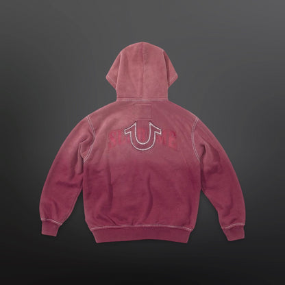 Supreme x True Religion Zip Hoodie Lilla Small – Rhinestone Logo