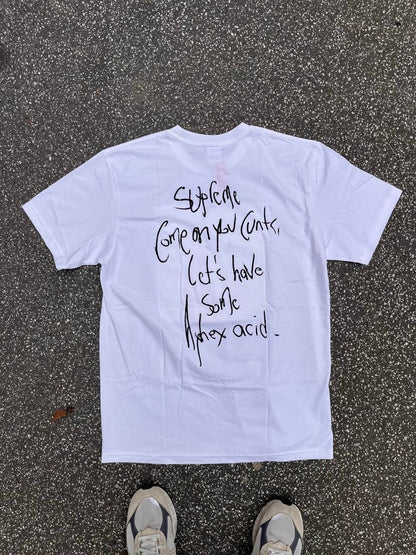 Supreme T-Shirt Aphex Twin Windowlicker White Hvid Brand New