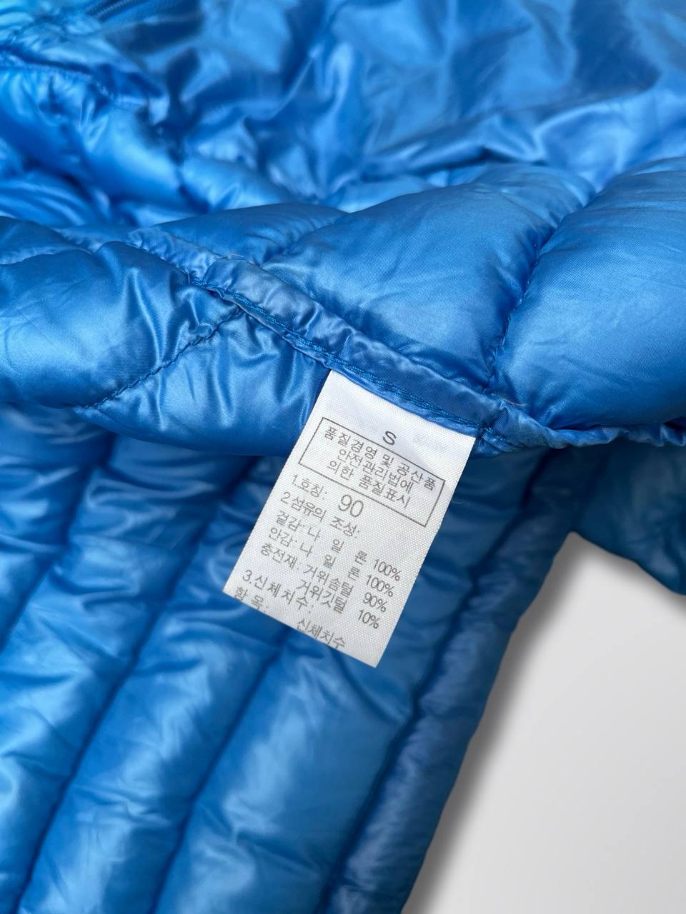 Brugt Used The north face Puffer goose down varm vinterjakke micropuffer S small mænd herre i Blå