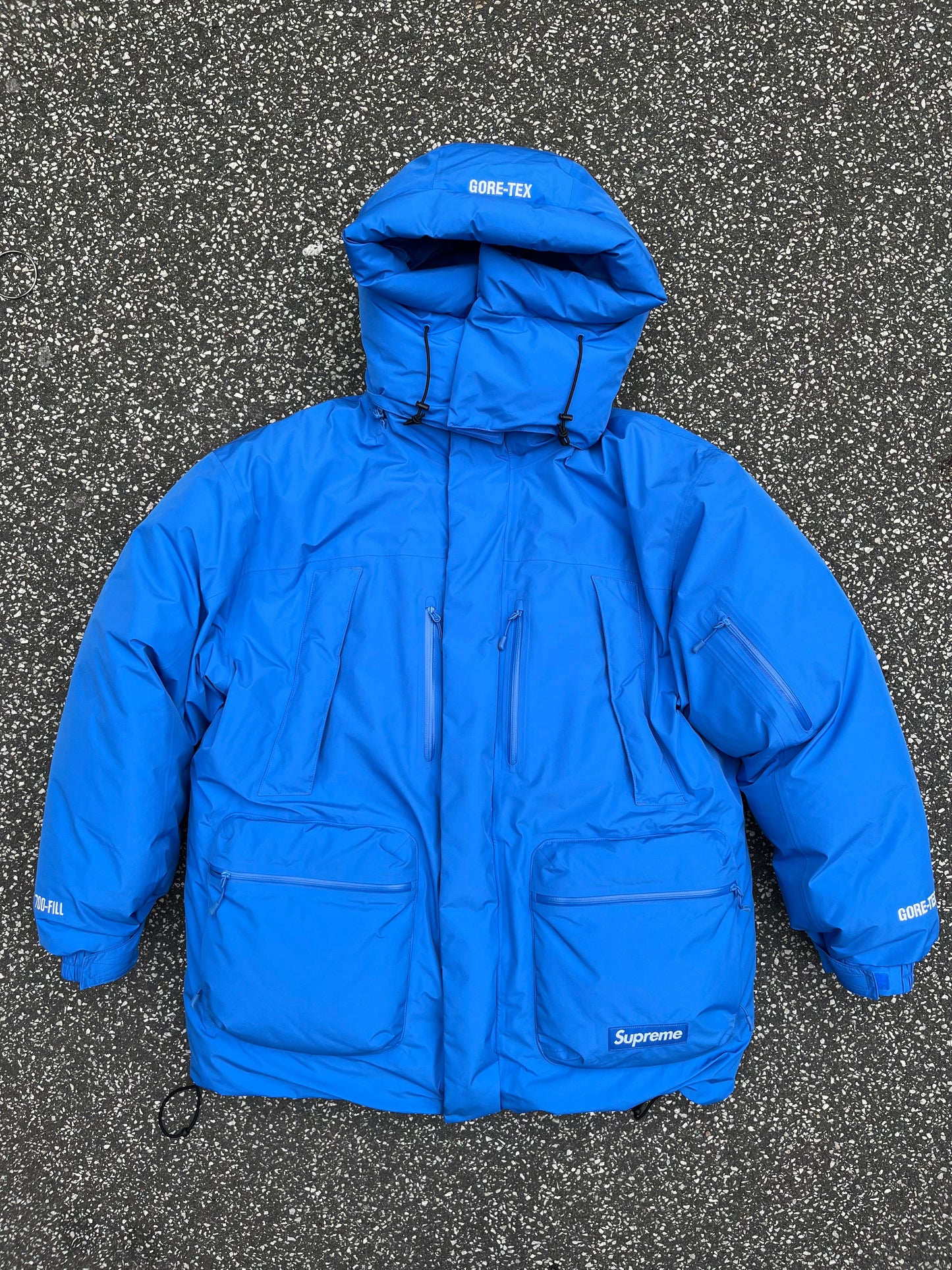 Supreme GORE-TEX 700-Fill Down Parka Blue, Str. M