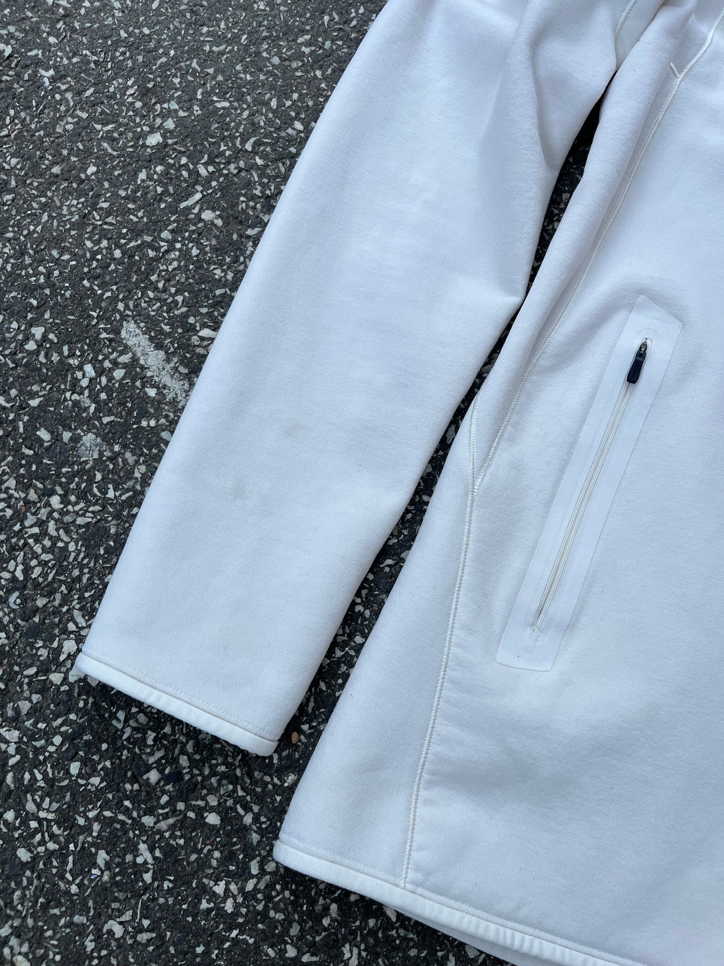 Arc’teryx Fleece Full-Zip Hoodie – White XL Dame M–L Herre