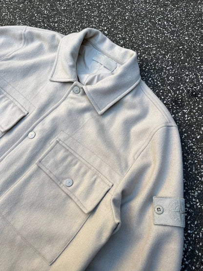 Stone Island Ghost Overshirt Beige M Medium 8115120F4