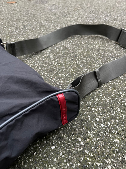 Prada Nylon Shoulder Bag – Grå One Size Plads til Mac