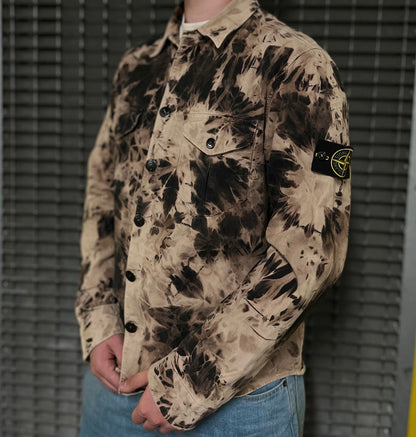Vintage Overshirt fra Stone Island custom i M medium