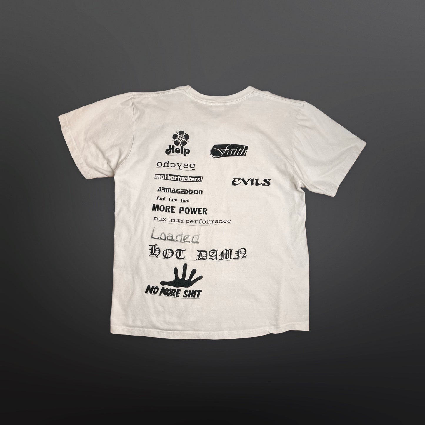 Supreme T-Shirt No More Shit Tee – White M Medium