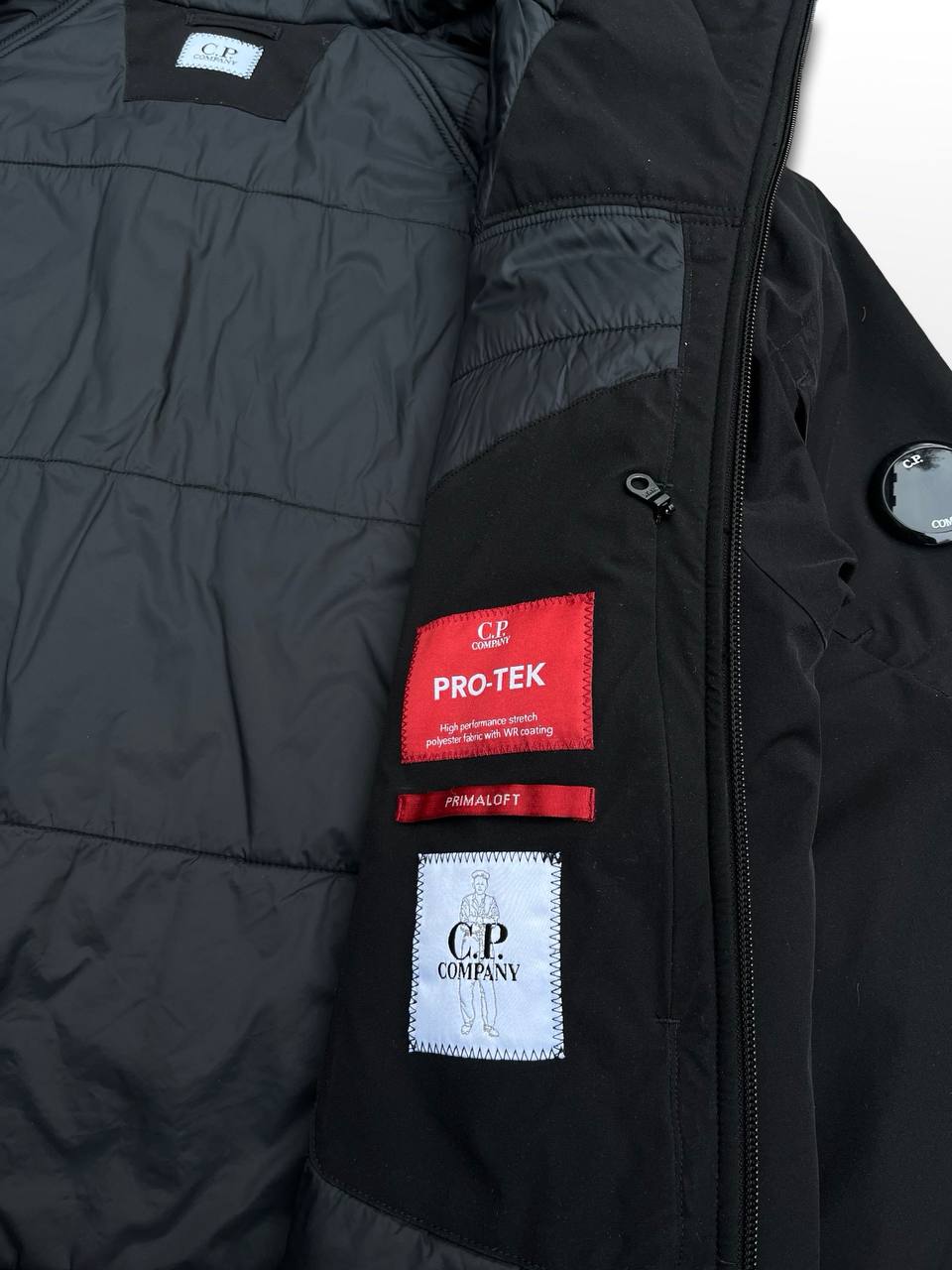 Brugt C.P.Company Pro-Tek Vinterjakke Primaloft Insulation L large 54 herre i Sort Farve