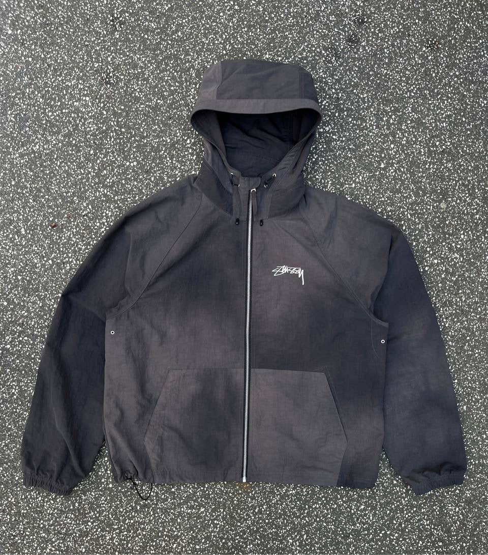 Stussy Beach Shell Jacket Faded Grå L Large